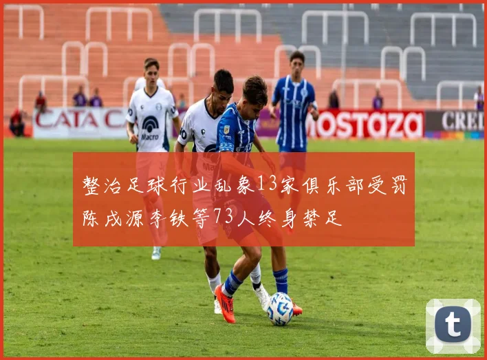 整治足球行业乱象13家俱乐部受罚陈戌源李铁等73人终身禁足